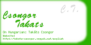 csongor takats business card