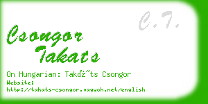 csongor takats business card